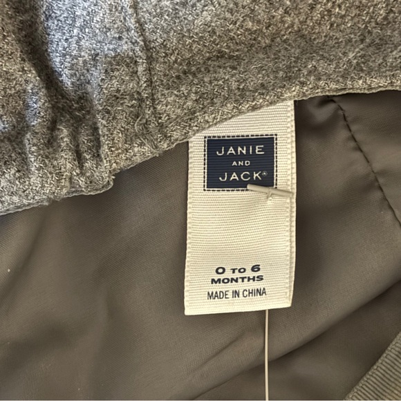 Janie and Jack Baby Boy Gray Flat Cap - Picture 4 of 7